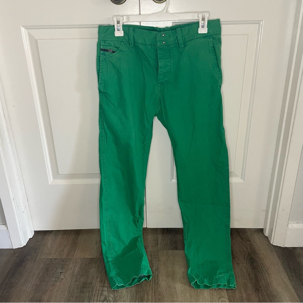Diesel-co Green Pants Size 29 (runs small)